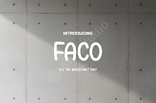 Faco - Elegant High-Contrast Display