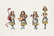 Vintage Alice in Wonderland Clip Art, a Person Illustration by Patterns for Dessert (Thumbnail 2 of 6)