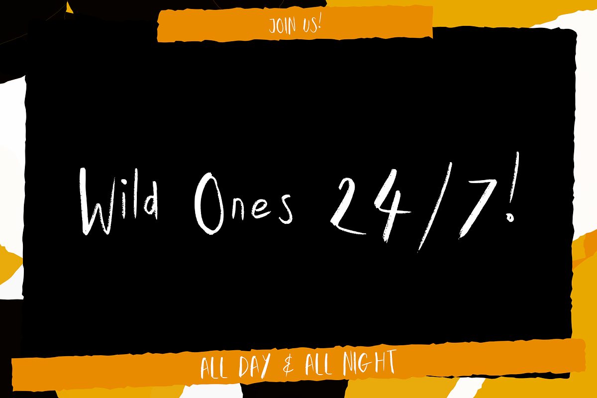 Wild Ones Handmade Font, a Handwritten Font by Maker Fonts (Photo 5 of 13)
