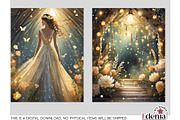 Boho Vintage Wedding JPG Papers, a Wallpaper Graphic by EdeniaArtStudio (Thumbnail 5 of 7)
