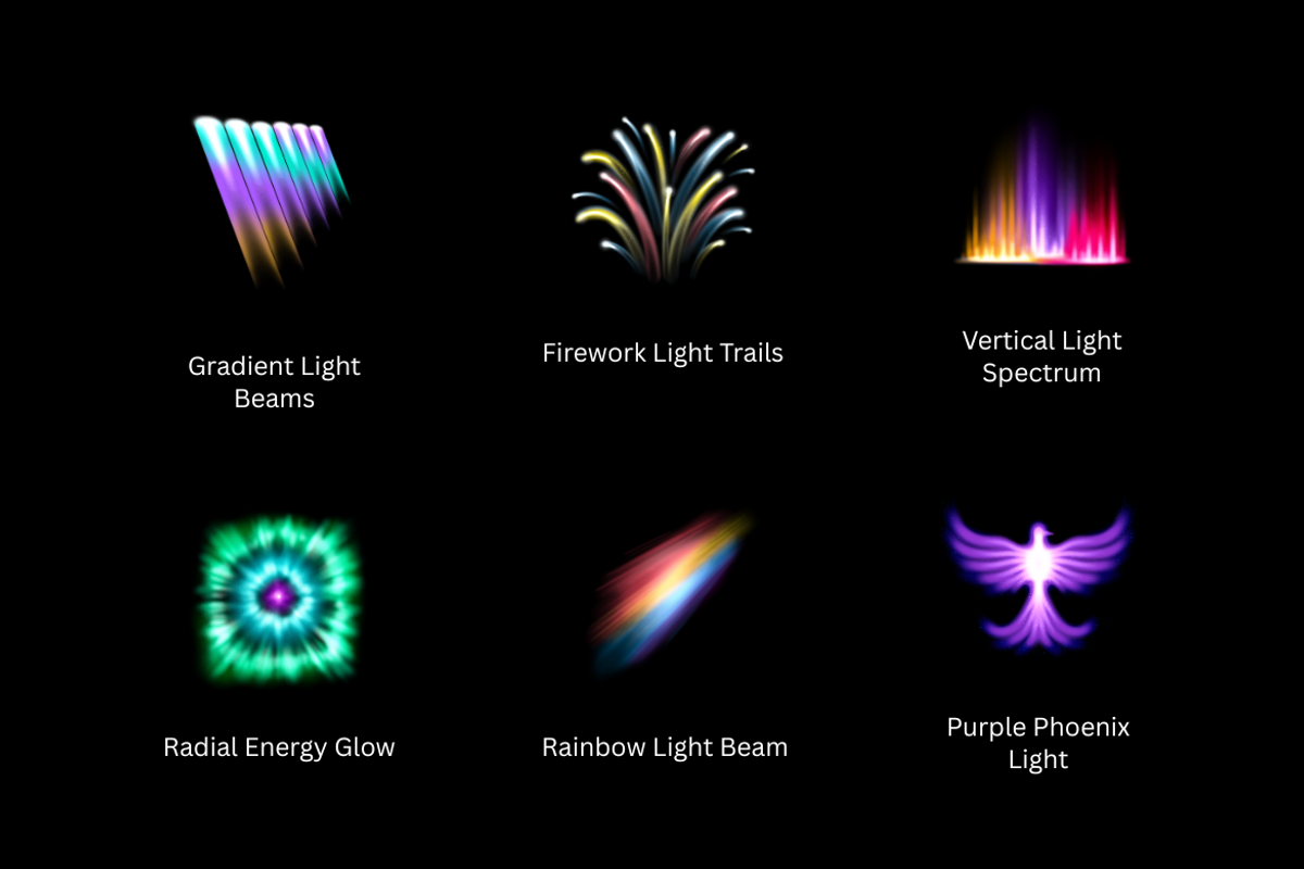 Shining Light Effects, a Decorative Illustration by Deemak Daksina (Photo 3 of 3)
