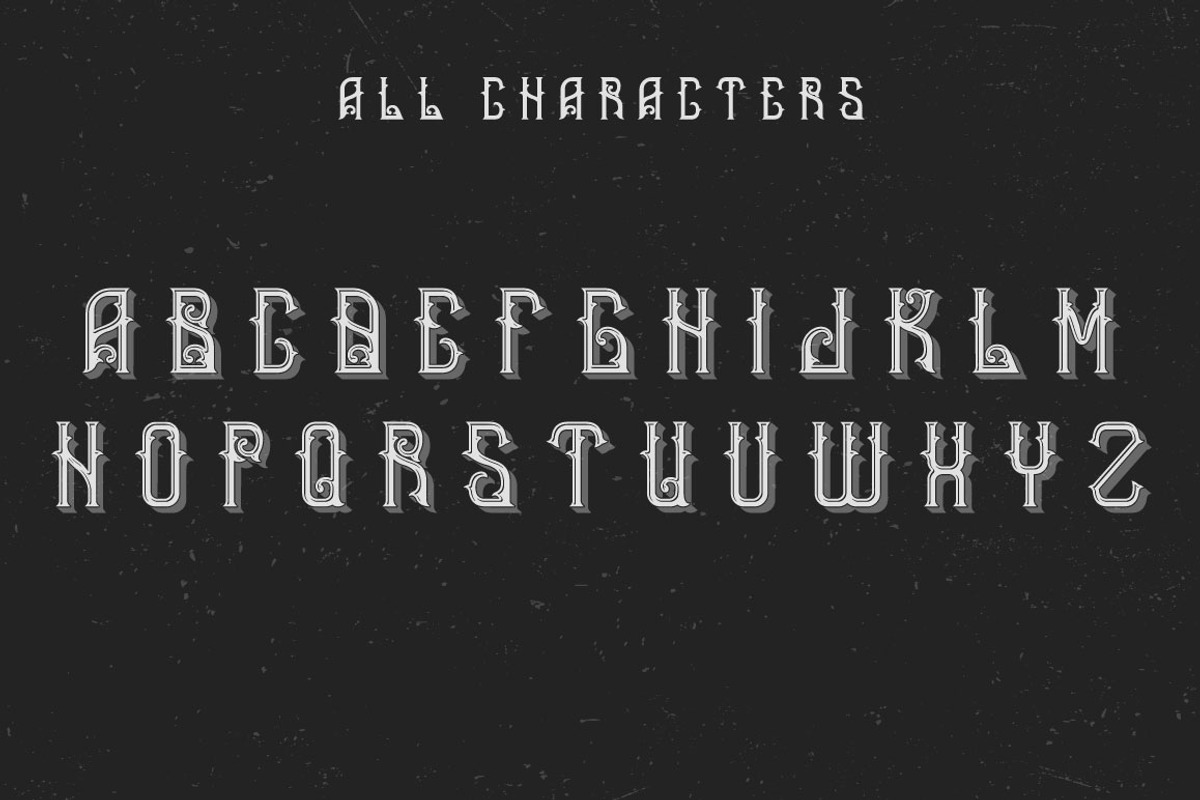 Medieval Kingdoms Label font preview 2