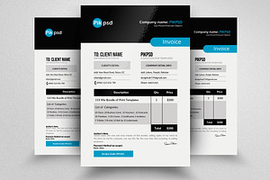 A4 Invoice Business Template