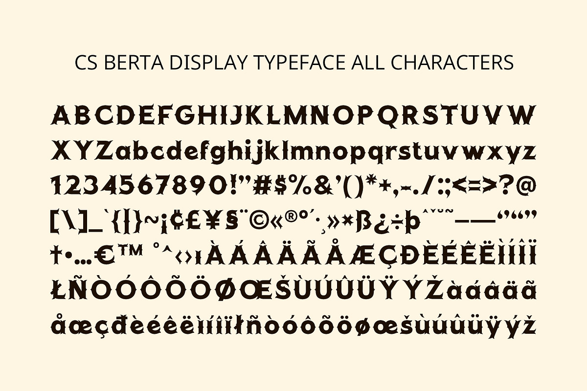 CS Berta – Tuscan Font, a Serif Font by Craft Supply Co. (Photo 8 of 8)