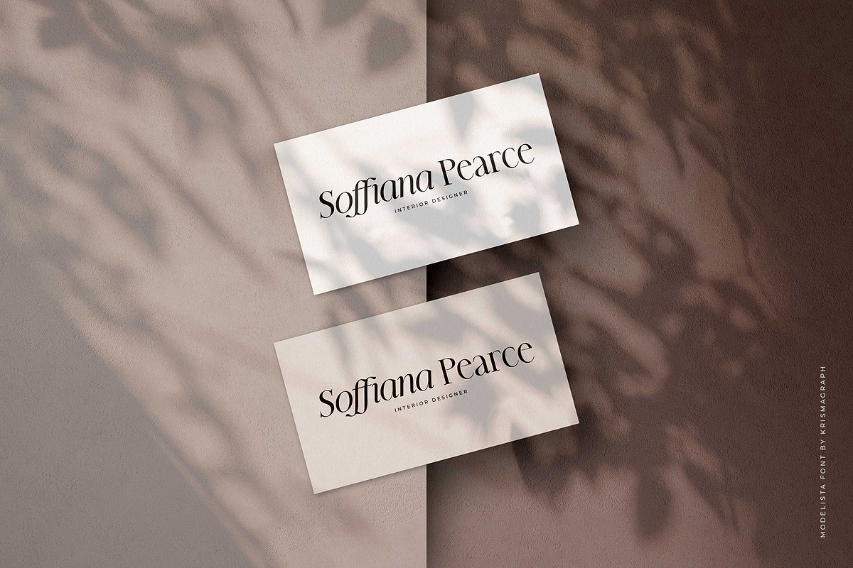 Modelista | Ligature Serif Family, a Serif Font by Krismagraph (Photo 17 of 20)