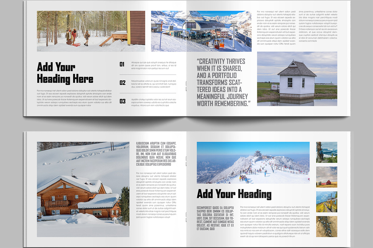 Modern Portfolio Magazine Template preview 5