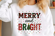 Merry and Bright Christmas PNG, an Illustration by Libby Wishes (Thumbnail 2 of 6)