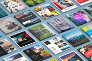 3D Square Card Mock-up PSD, a Print Template by Studio Siv (Thumbnail 4 of 5)