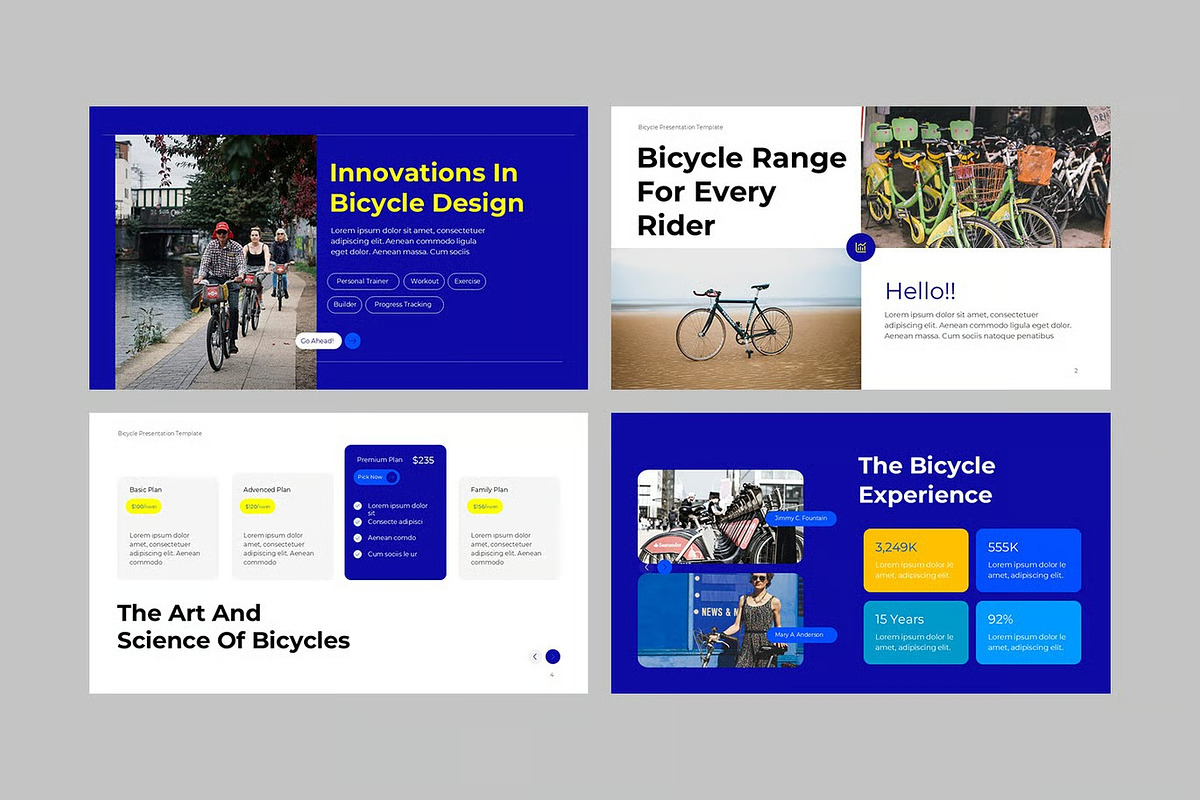 Bicycle Industry GSlides,+ PPoint, a Presentation Template by Fit-tee (Photo 3 of 4)