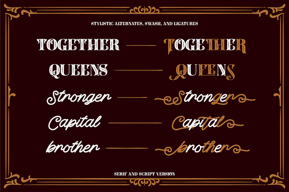 Carlingthon, a Script Font by Vintage Division (Photo 7 of 16)
