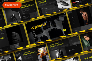 Lapoerta – Business PowerPoint, a Presentation Template by Dens Creative Studio