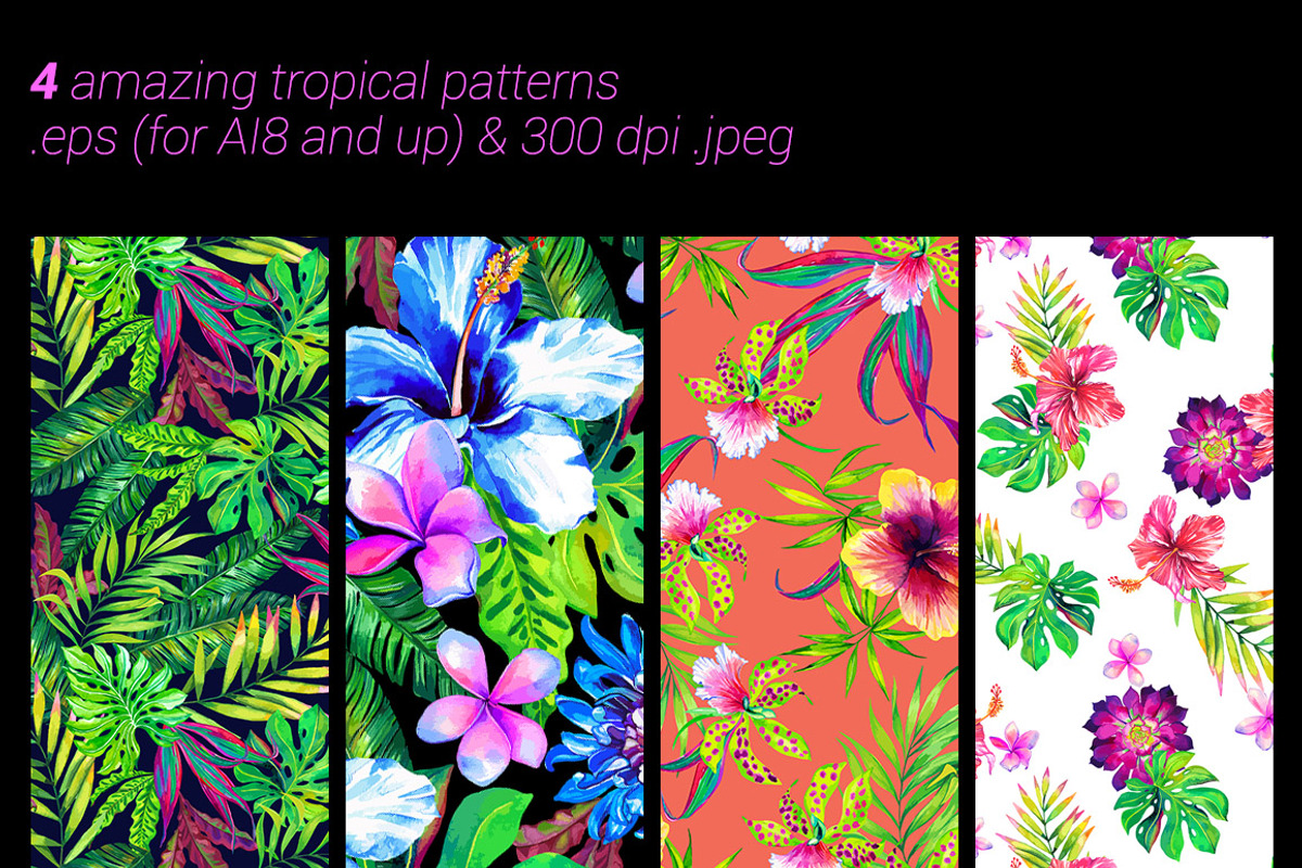 Aloha2 Tropical Kit, an Illustration by RosaPompelmo (Photo 3 of 5)