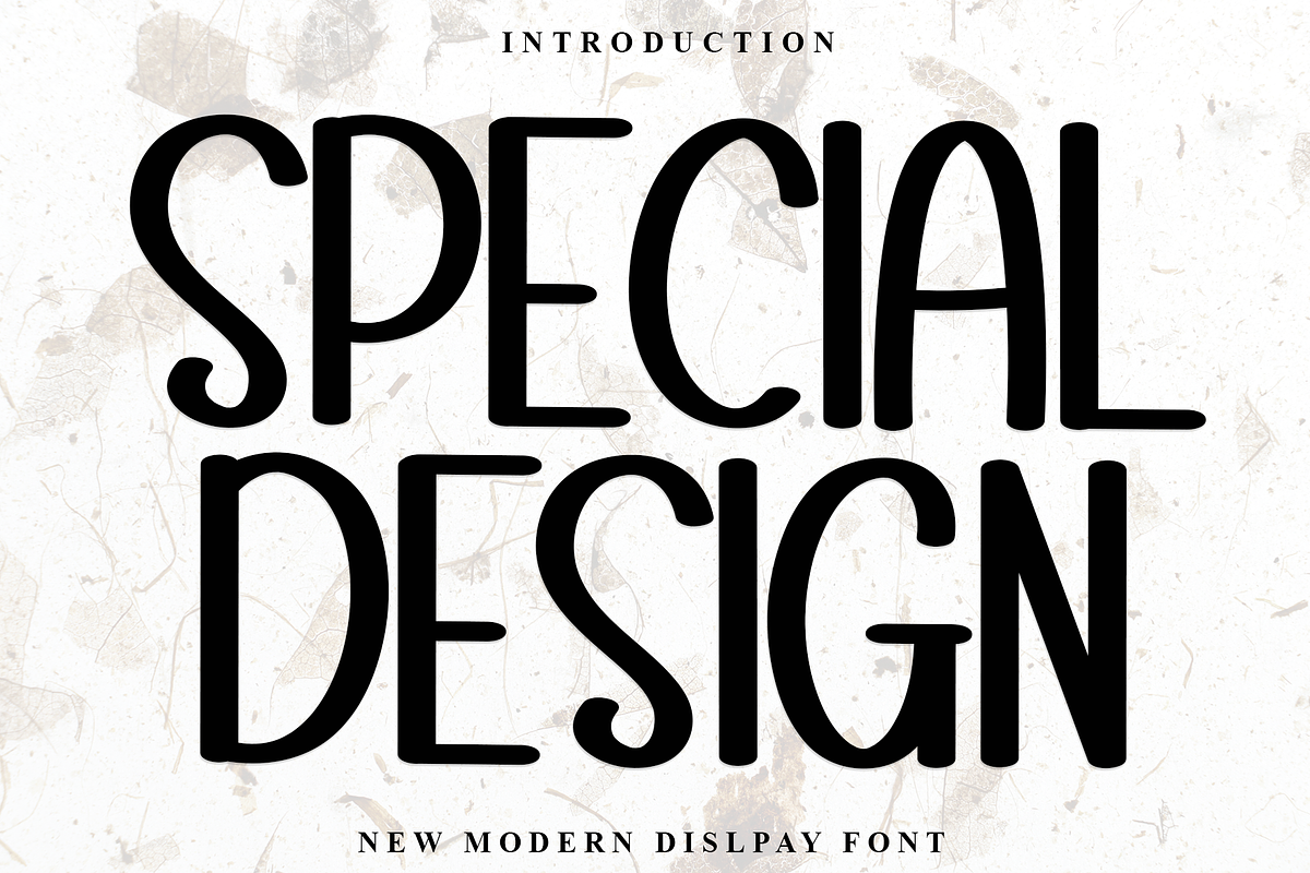 Special Design, a Serif Font by FreshTypeINK (Photo 1 of 8)
