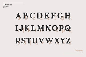 Charmini. Serif Font Family.