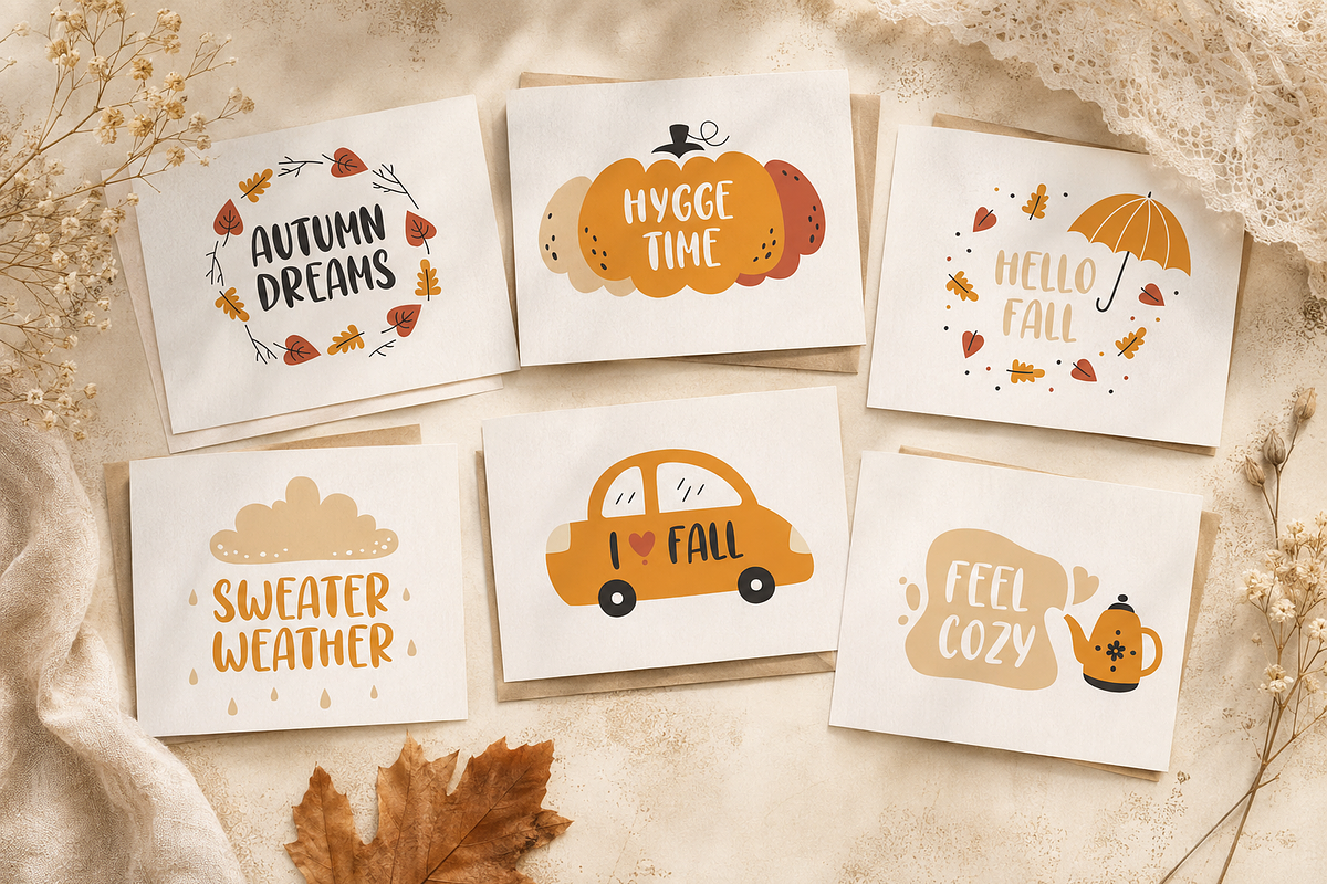 Whimsical Autumn Clipart Bundle, a Seasonal Illustration by Anna Studio (Photo 3 of 12)