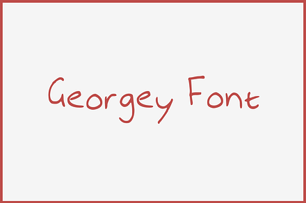 Georgey Font