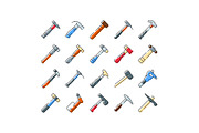 Hammer tool collection offering, an Object Graphic by pikepicture (Thumbnail 1 of 3)