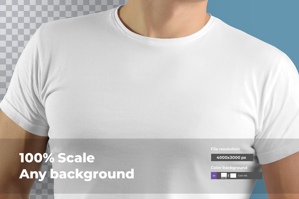 10 T-Shirts Men's Mockups, a Shirt Mockup by Grow Design Craft Studio (Photo 7 of 7)