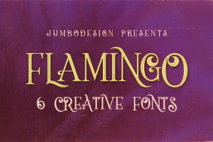 Flamingo - Vintage Style Font