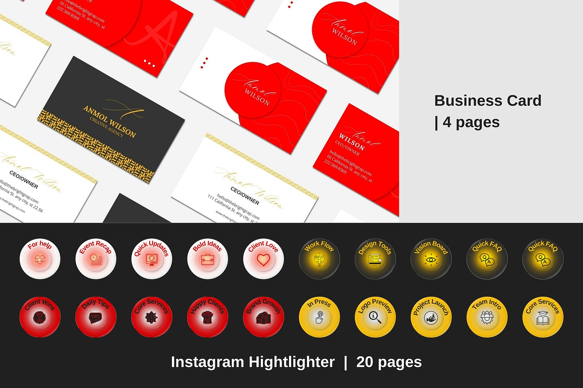Creative Digital Agency Canva Bundle, a Templates & Theme by TheBrightGrap (Photo 16 of 17)