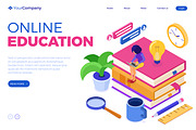 Online distance education from home, an Education Illustration by TAlex (Thumbnail 4 of 6)