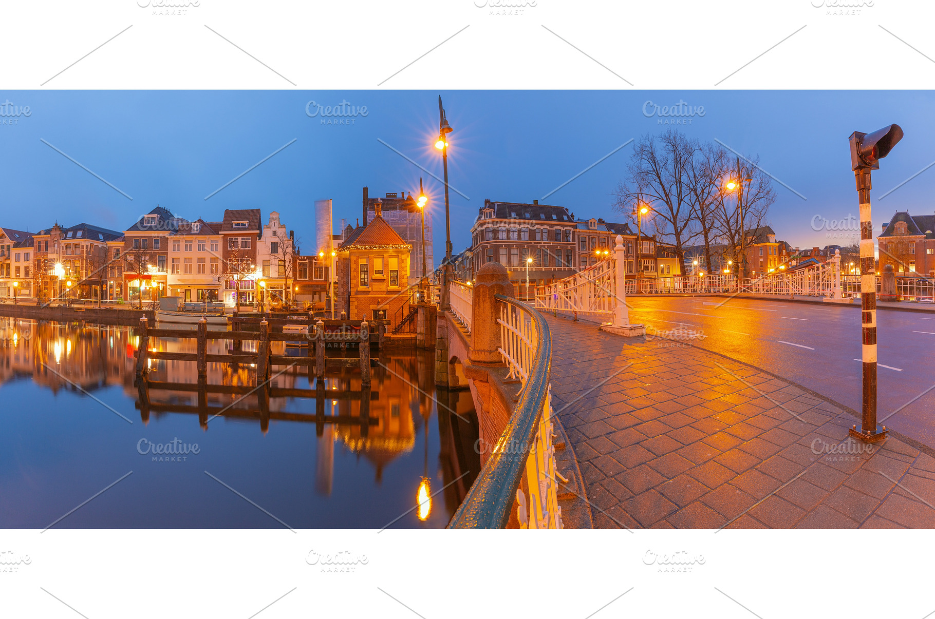 Bridge and historic buildings in, an Architecture Photo by kavalenkava
