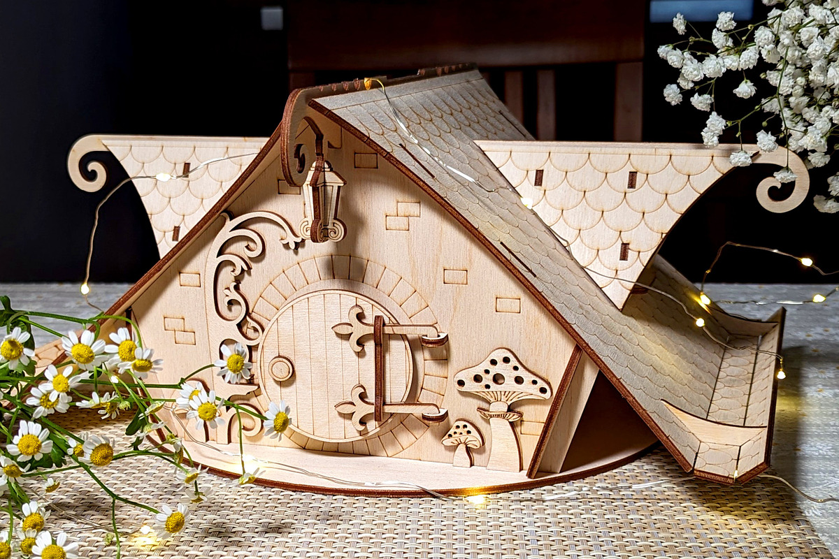 Fantasy dollhouse - Laser Cut File, an Object Graphic by VectorPainter (Photo 9 of 10)