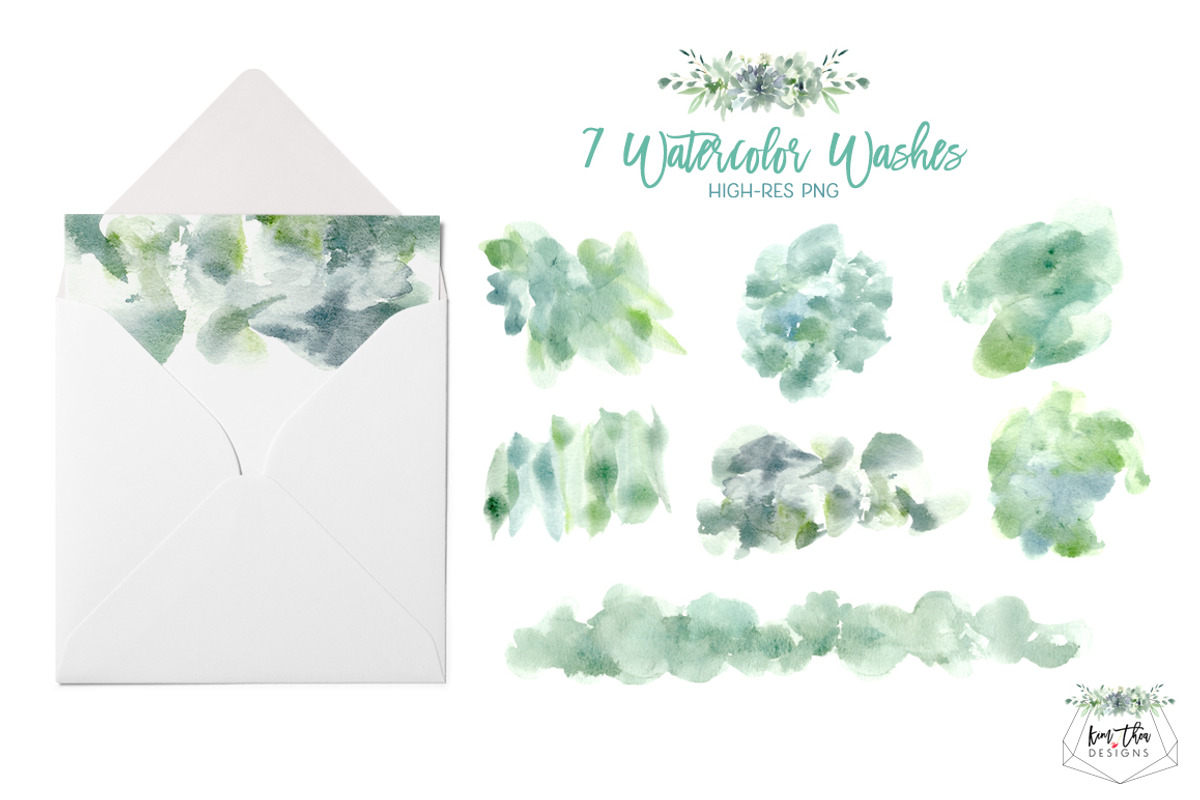 Succulents, White Flowers & Greenery, an Illustration by Kim Thoa Designs (Photo 10 of 12)