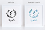 Wreath Monograms Dingbat Font, a Symbol Font by k.becca (Thumbnail 3 of 5)