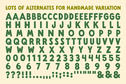 Handmade Sans - Hand-lettered Font, a Font by Studio Funshop by Kelli (Thumbnail 4 of 9)