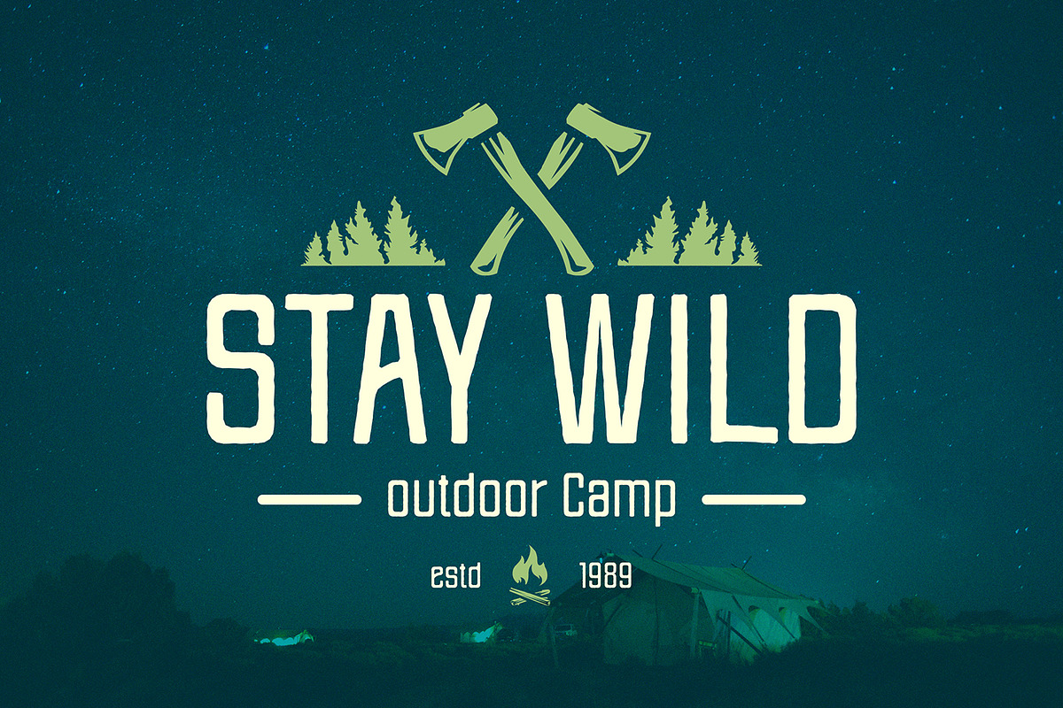 Keel Wood - Sans Condensed Font, a Sans Serif Font by AQR Studio (Photo 9 of 9)