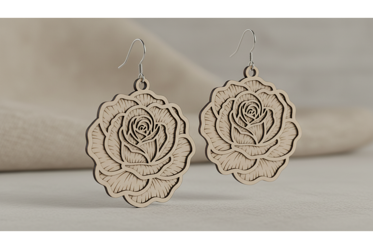 Botanical Earring SVG Set, a Graphic by musafir_fashion (Photo 11 of 11)