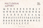 Dark Forest Uppercase Font, a Font by saturday.sketch (Thumbnail 8 of 10)