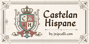 Castelan Hispane, a Script Font by Ixipcalli (Thumbnail 1 of 6)