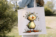 Whimsical Easter Chick Clipart PNG, a Seasonal Illustration by Canvas Craft (Thumbnail 5 of 7)
