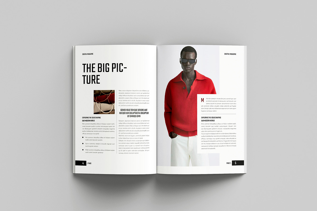 Magazine Template | Canva Layout, a Magazine Template by Spark_Creative (Photo 3 of 14)