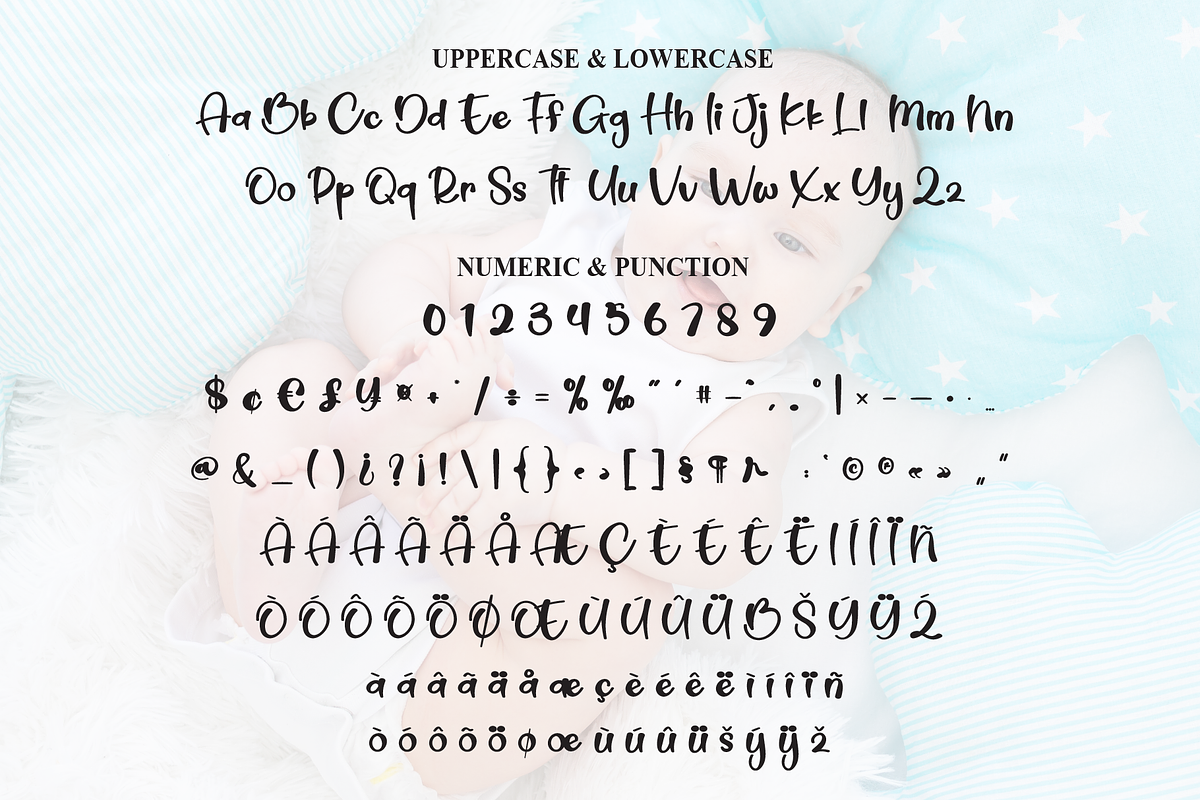Babyish | Script Font, a Handwritten Font by Scratchones (Photo 7 of 8)