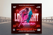 Valentines Flyer Template, a Flyer Template by Poushe Design (Thumbnail 1 of 3)