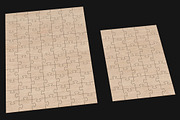 Jigsaw Puzzle Laser Cutting Files, an Object Graphic by ThemeXDigital (Thumbnail 4 of 8)