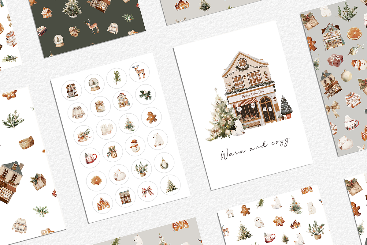 Scandinavian Christmas Holiday, a Seasonal Illustration by heyiamalice (Photo 11 of 15)