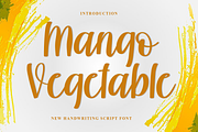Mango Vegetable, a Handwritten Font by FreshTypeINK (Thumbnail 1 of 8)