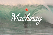 Machinay Script Font, a Script Font by Hishand Studio (Thumbnail 1 of 8)