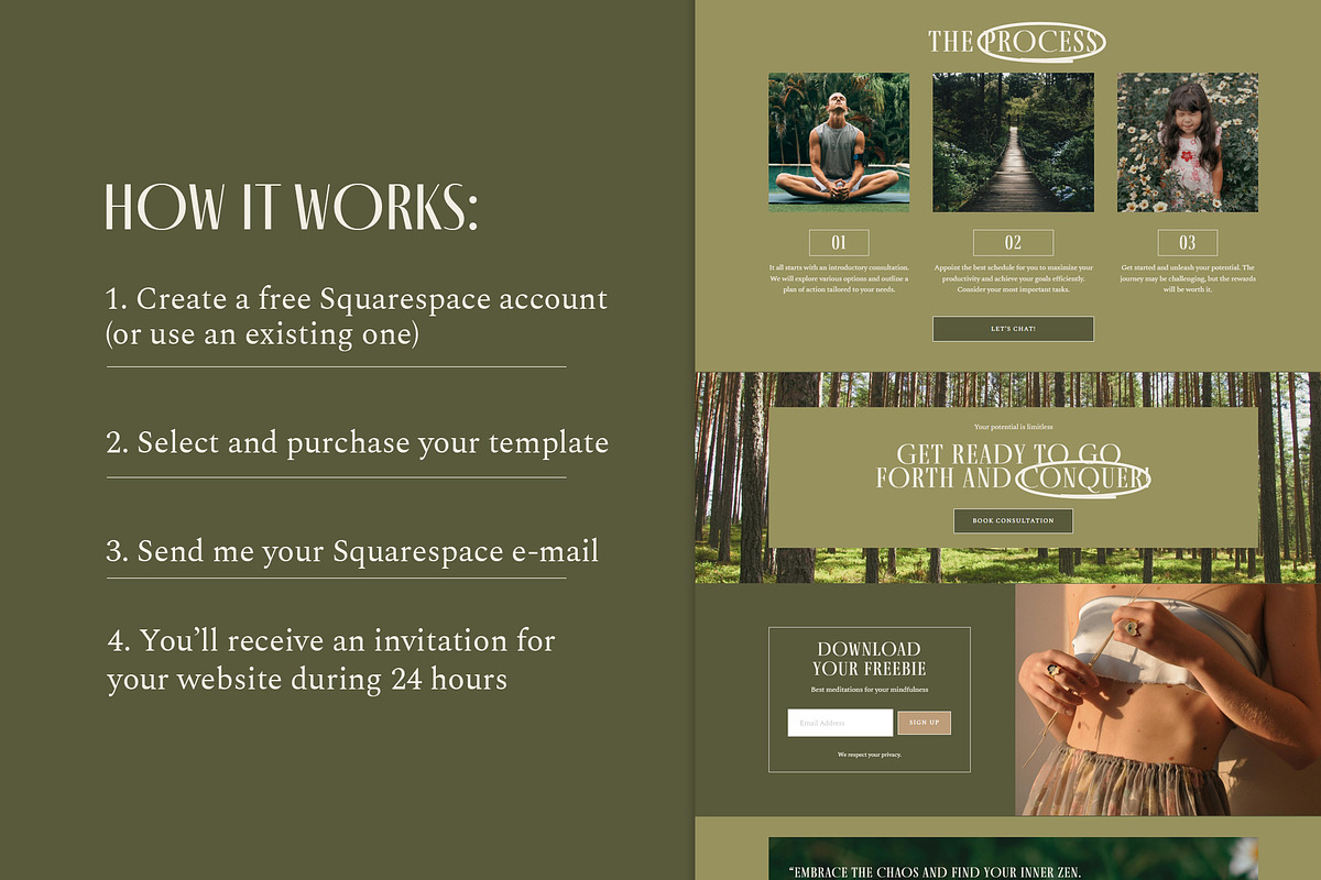 Coach Squarespace Website template, a Squarespace Template by Sofico (Photo 7 of 13)