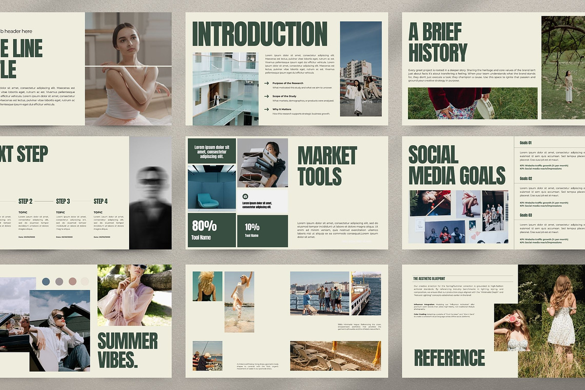 Modern Marketing Research Template, a Presentation Template by Pani Temp. (Photo 6 of 12)