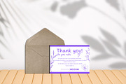 Thank you card template canva, a Card Template by DesignArts (Thumbnail 2 of 4)
