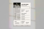 Simple Grey - Resume Template, a Resume Template by Jiwstudio (Thumbnail 2 of 3)
