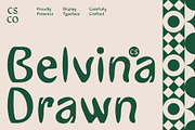 CS Belvina Drawn, a Sans Serif Font by Craft Supply Co. (Thumbnail 1 of 8)