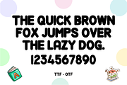 Days Of School - Playful School Font, a Sans Serif Font by KiddoGlyphs Studio (Thumbnail 4 of 5)