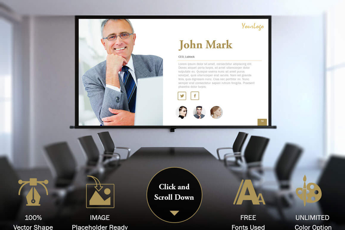 Goud Keynote Presentation, a Presentation Template by ORCOLOR (Photo 2 of 6)