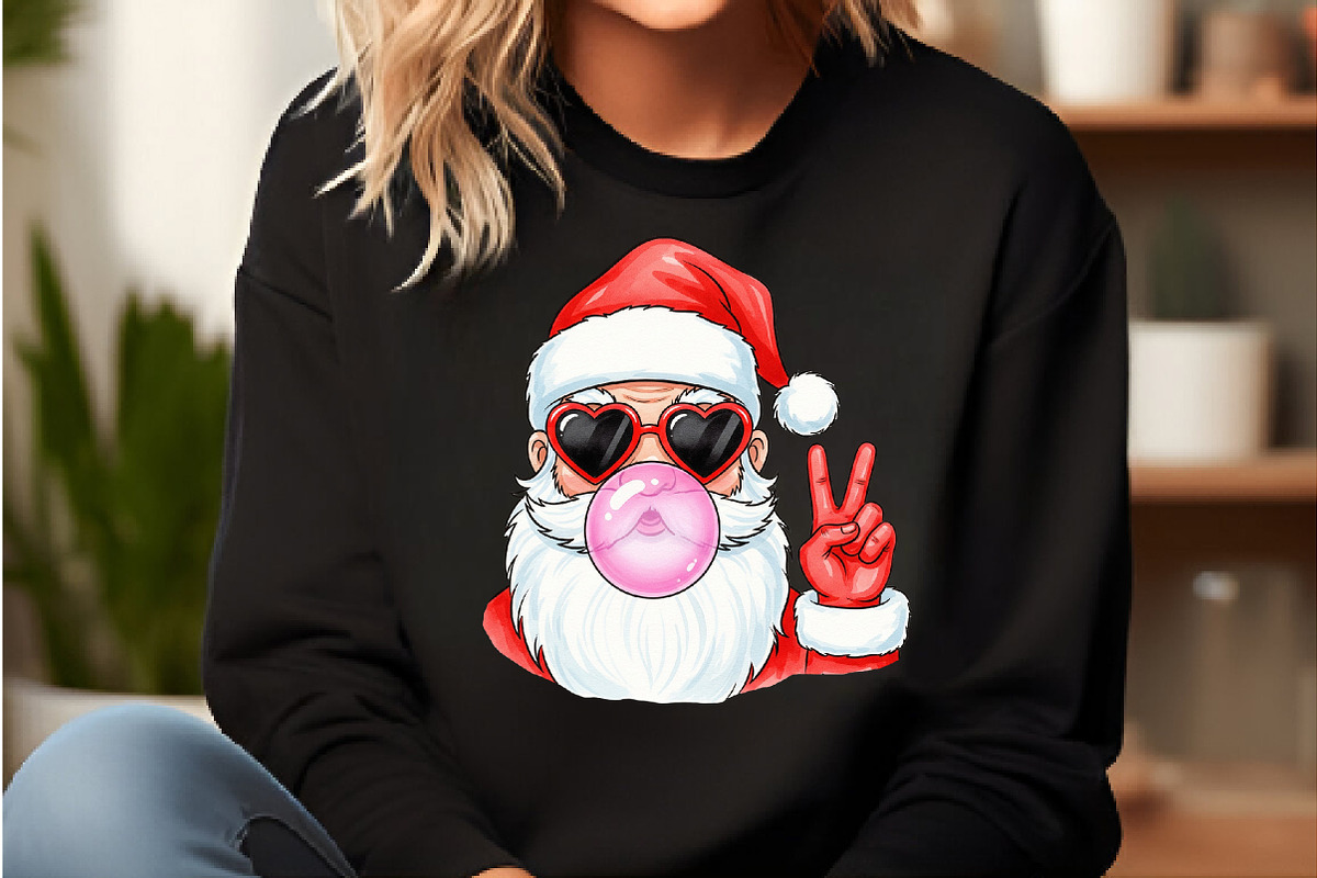 Santa Bubble Gum png, an Illustration by DreamCafeArt (Photo 5 of 7)